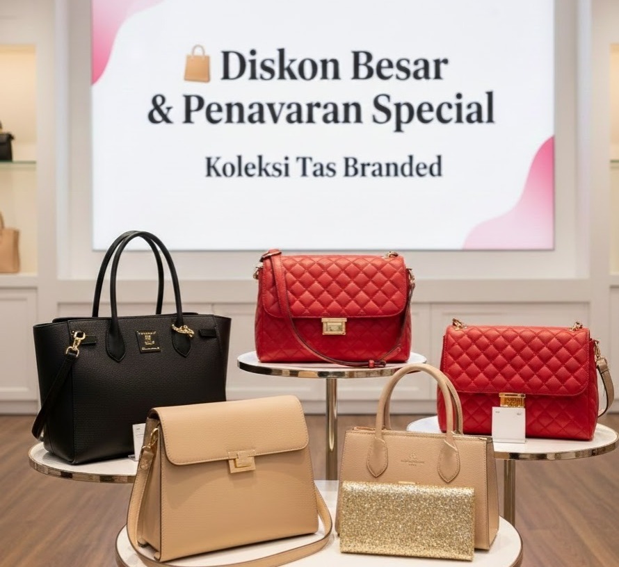 Diskon Besar & Penawaran Spesial Untuk Koleksi Tas Branded Kami